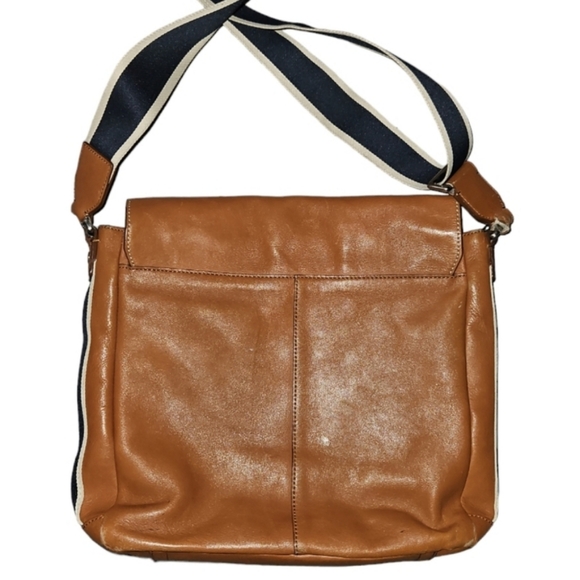 Coach Tan Leather Heritage Web Map Messenger Bag - Picture 4 of 15